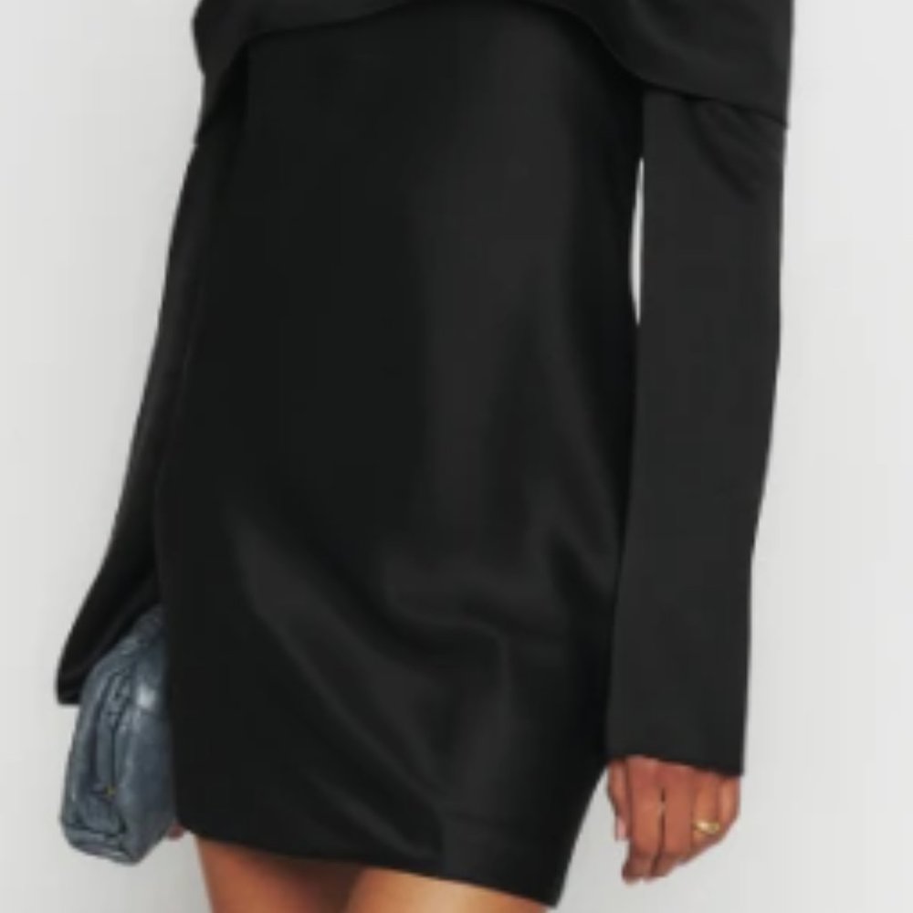 Reformation maves off the shoulder dress